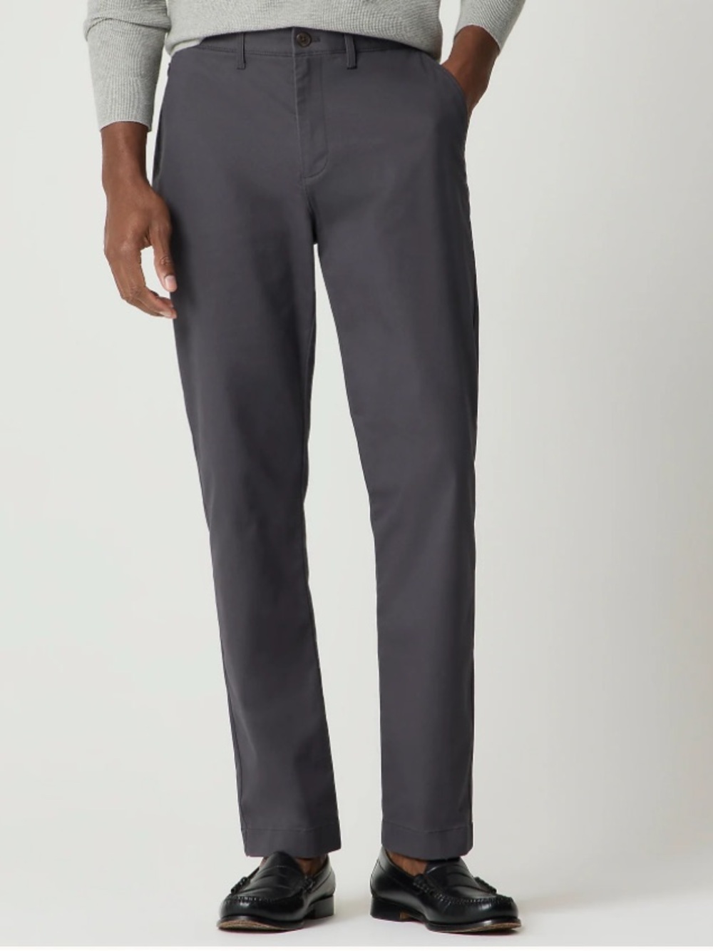 J. Crew Factory The Straight-fit TruTemp365® Chino Pant Bedford Gray Size 34x32